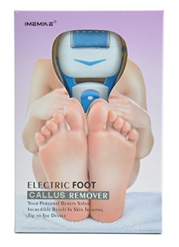 Elektrische Hard Skin Remover mit zusätzlichen Roller, Wiederaufladbare Fuß-Datei, Blue, iMeMine - 