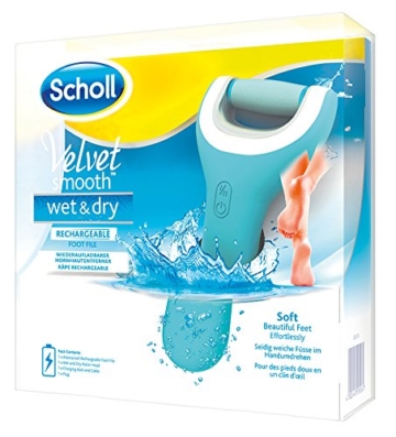 Scholl Velvet Smooth Pedi Wet & Dry Elektrischer Hornhautentferner, 1 Stück - 