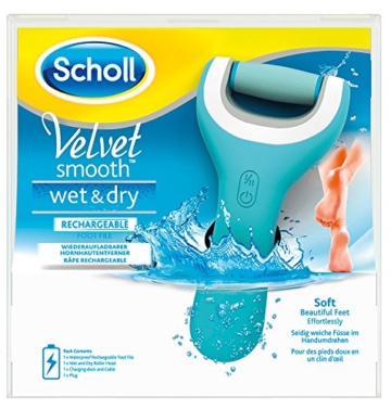 Scholl Velvet Smooth Pedi Wet & Dry Elektrischer Hornhautentferner, 1 Stück -